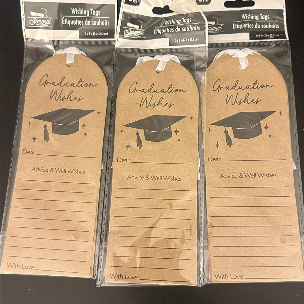 Graduation Congrats Advice & Well Wishing Tags 🏷️ Brown